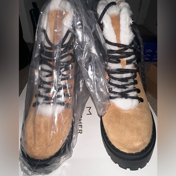 Marc Fisher Nalina Boot with fur. NWT. Smoke free home - Picture 2 of 6